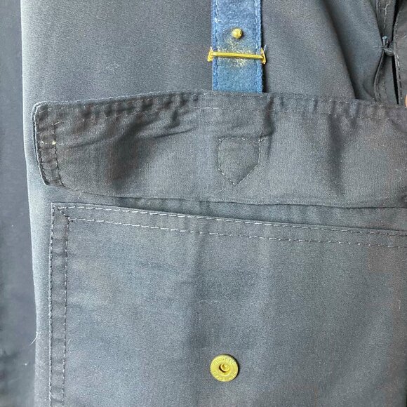 GUS MAYER - 12 - VINTAGE "Aquatogs" Blue Trench Coat - Picture 7 of 10